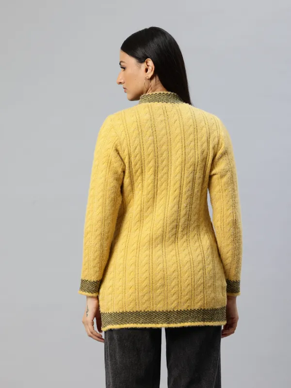 Yellow_Knit_Sweater_For_Women