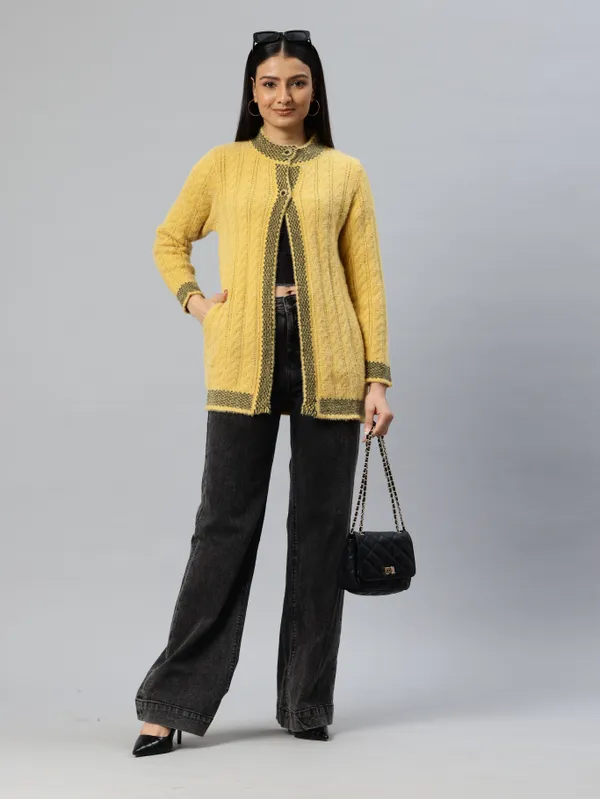 Yellow_Knit_Sweater_For_Women