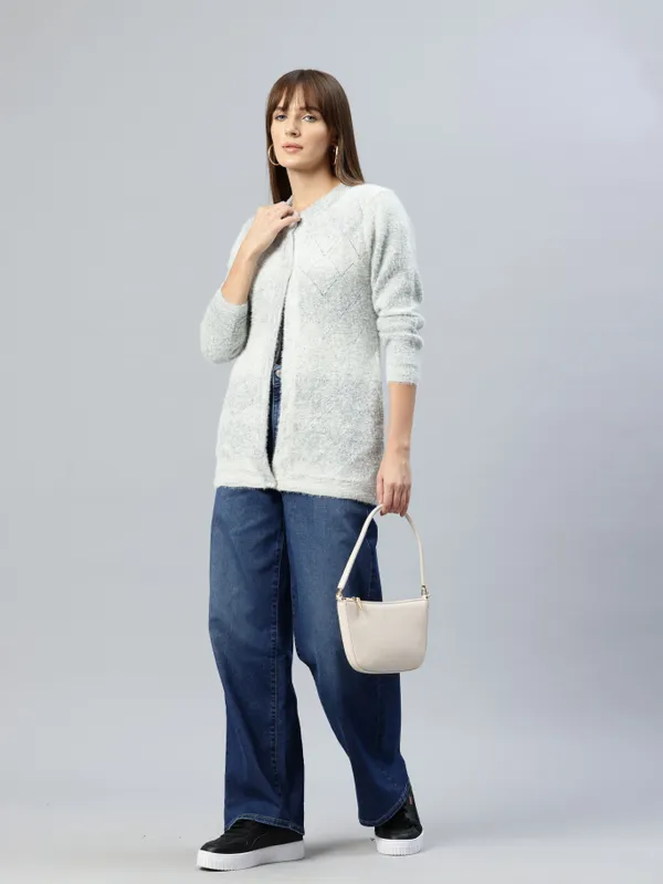 Light_Blue_Knit_Sweater_For_Women