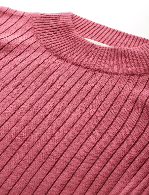 Maroon_Knit_Sweater_For_Women