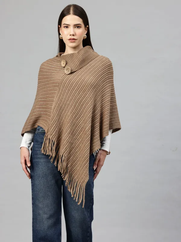 Brown_Soft_Knit_Wool_Sweater_For_Women