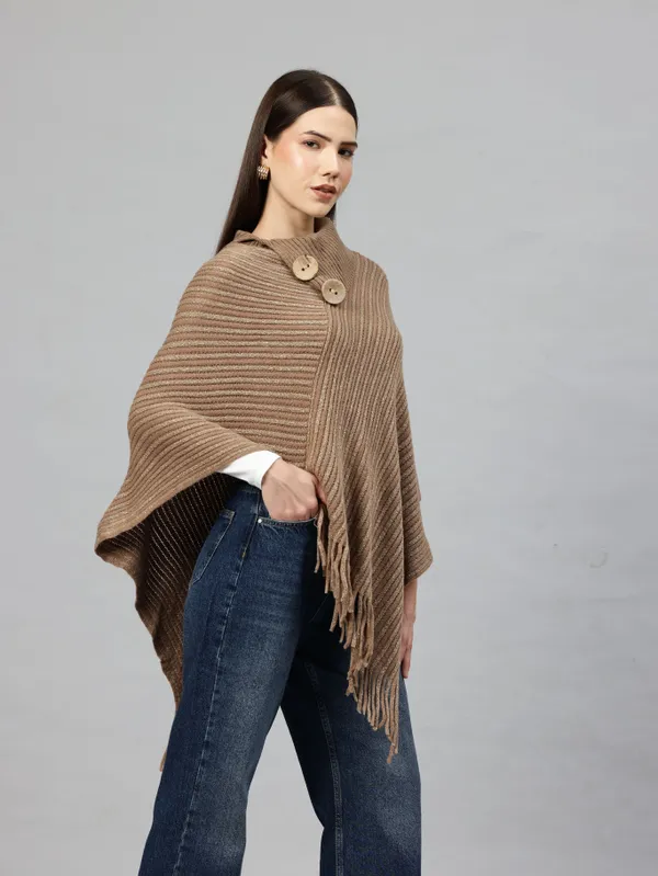 Brown_Soft_Knit_Wool_Sweater_For_Women