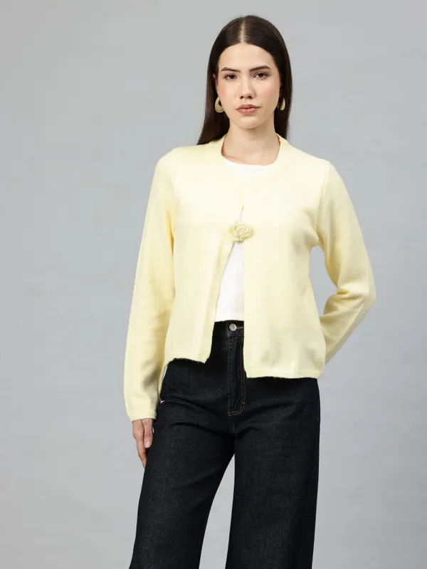 Yellow_Wool_Sweater_For_Women