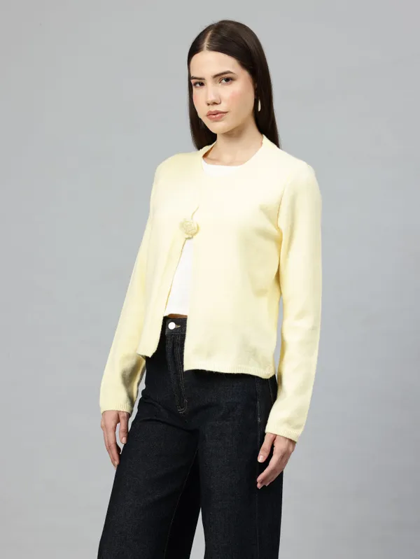 Yellow_Wool_Sweater_For_Women