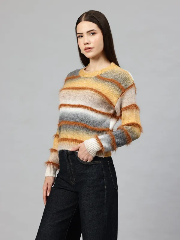 Orange_Wool_Sweater_For_Women