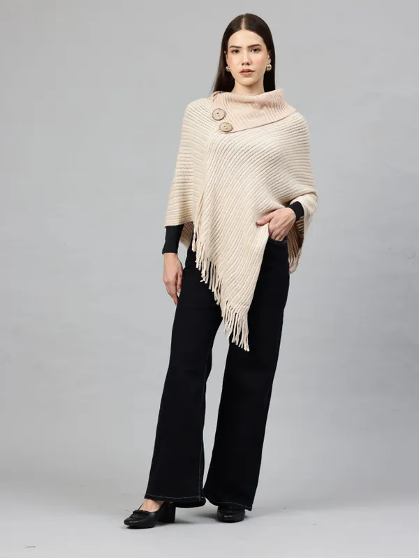 Beige_Soft_Knit_Wool_Sweater_For_Women