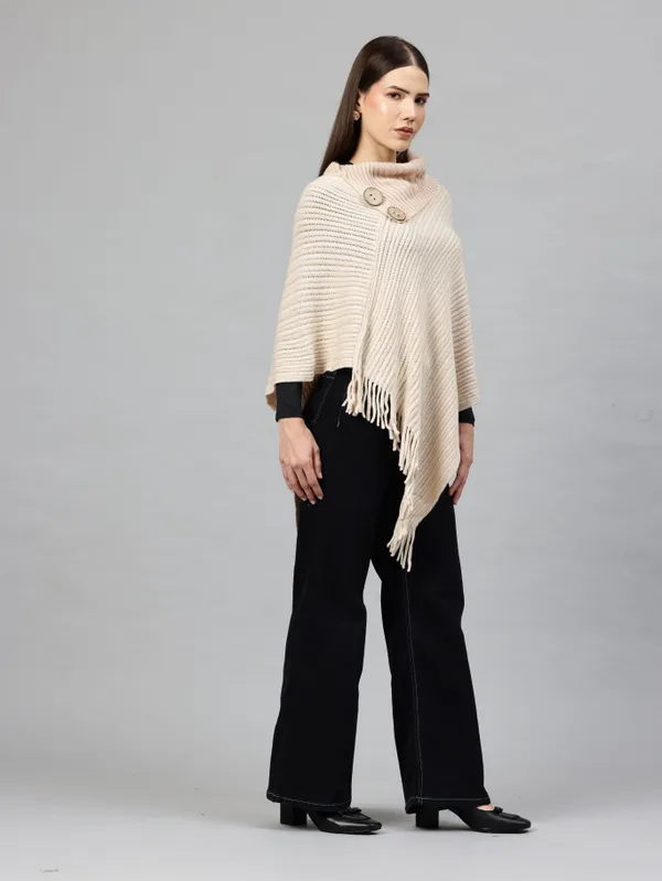 Beige_Soft_Knit_Wool_Sweater_For_Women
