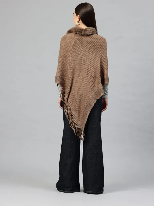 Brown_Soft_Knit_Wool_Sweater_For_Women
