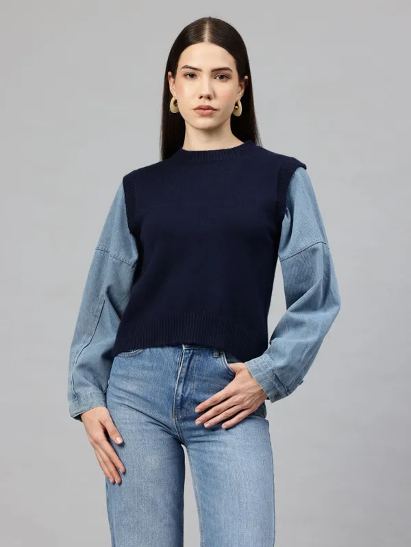 Blue_Wool_Sweater_For_Women