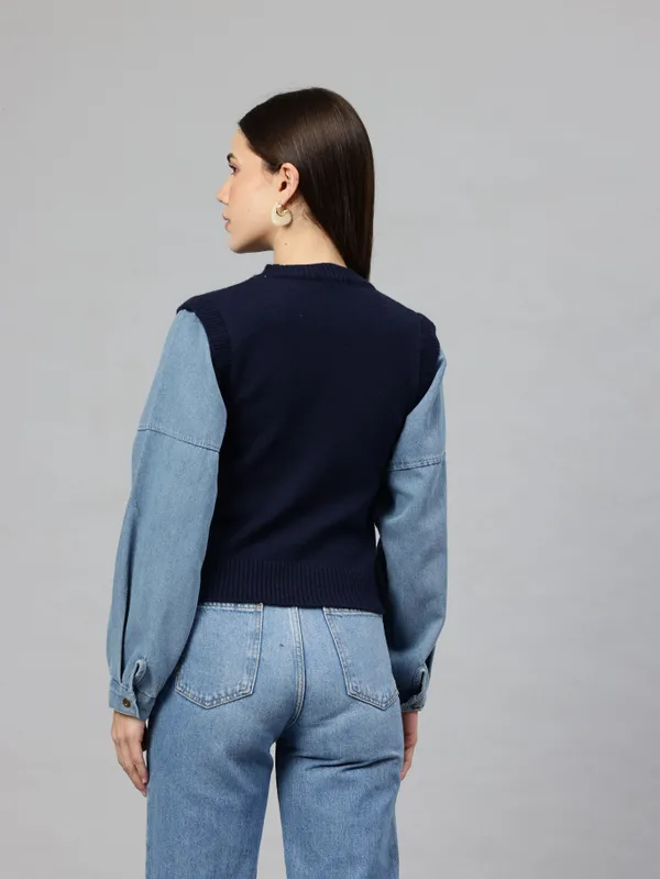 Blue_Wool_Sweater_For_Women