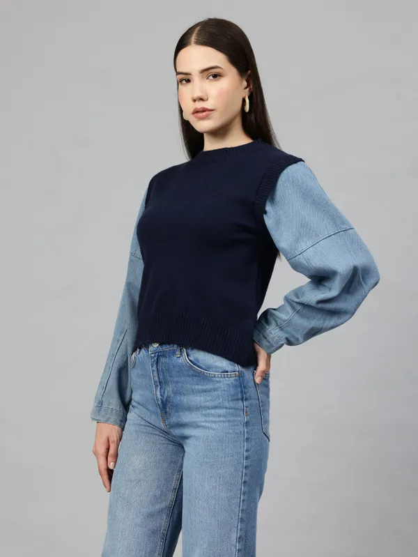 Blue_Wool_Sweater_For_Women