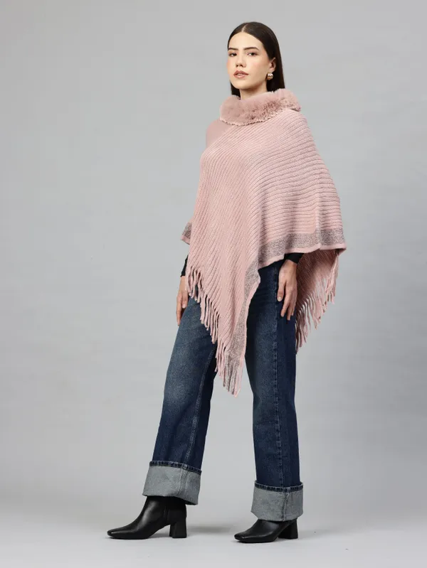 Pink_Soft_Knit_Wool_Sweater_For_Women