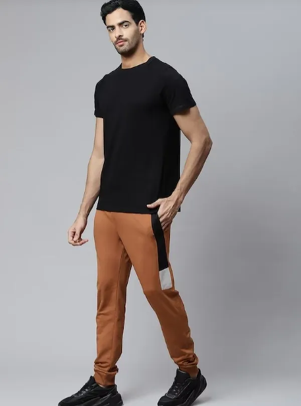 Orange_Cotton_Blend_Track_Pants_For_Men