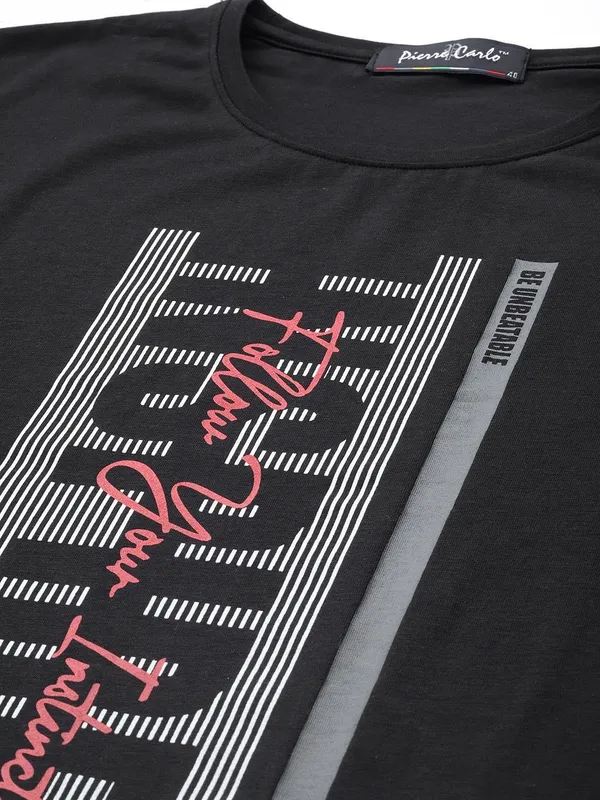 Black_Printed_Cotton_T-Shirt_For_Men