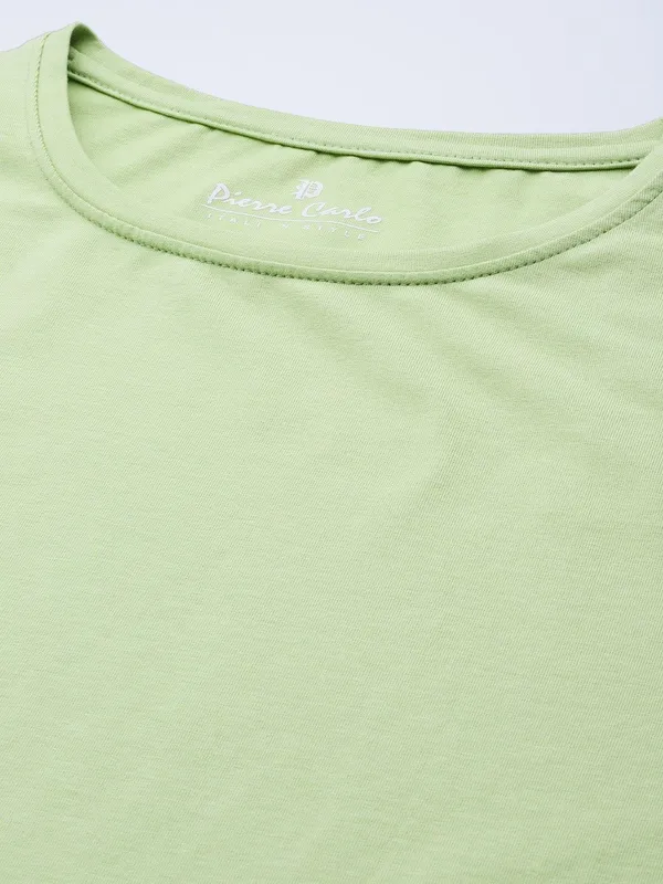 Light_Green_Solid_Cotton_T-Shirt_For_Men