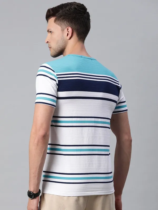 Light_Blue_Striped_Cotton_T-Shirt_For_Men