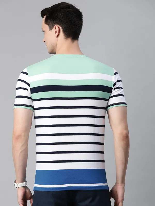 Light_Blue_Striped_Cotton_T-Shirt_For_Men
