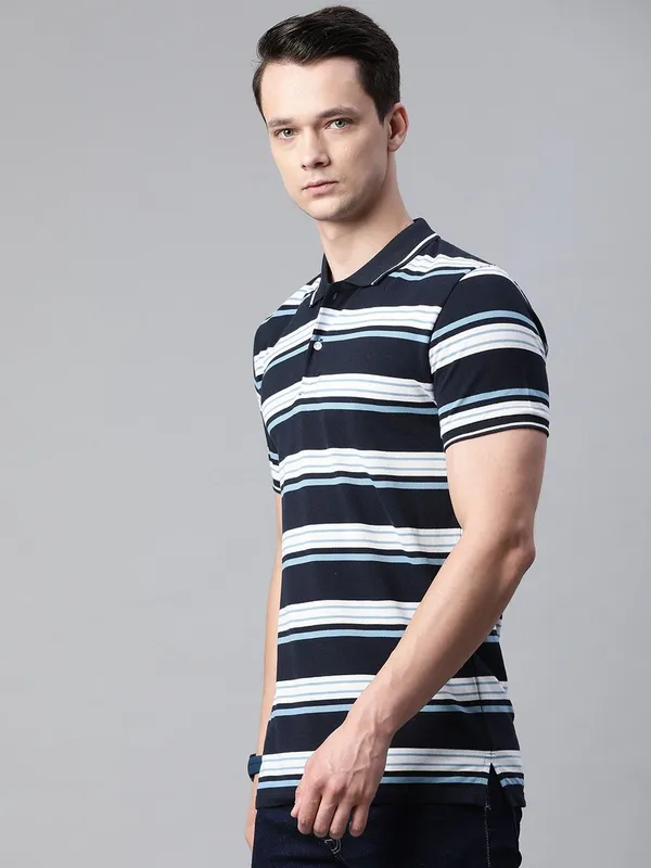 Navy_Blue_Cotton_Blend_T-Shirt_For_Men