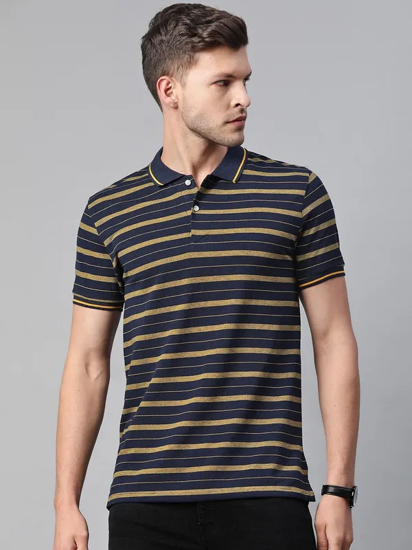 Navy_Blue_Cotton_Blend_T-Shirt_For_Men