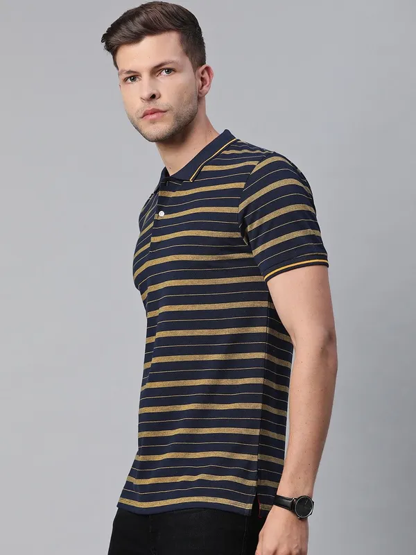 Navy_Blue_Cotton_Blend_T-Shirt_For_Men