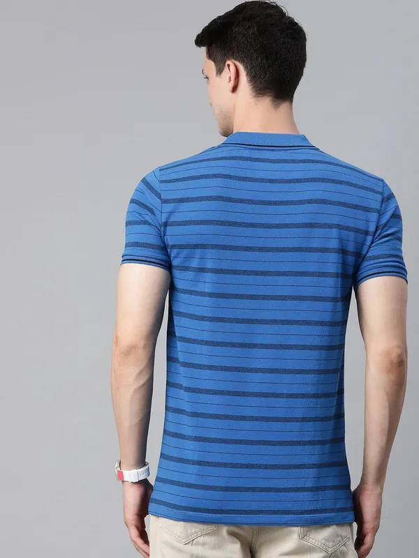 Blue_Cotton_Blend_T-Shirt_For_Men