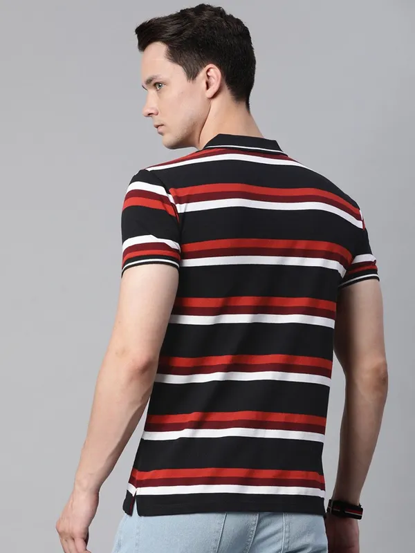 Black_Cotton_Blend_T-Shirt_For_Men