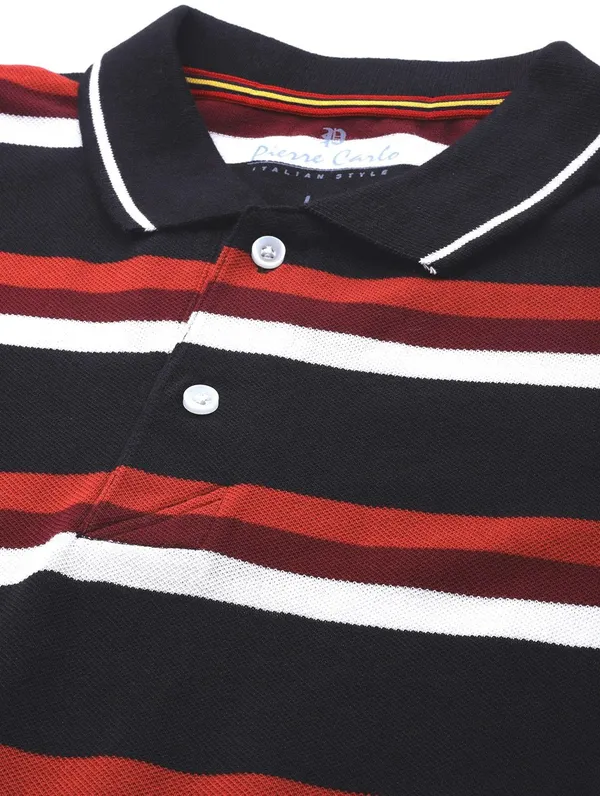 Black_Cotton_Blend_T-Shirt_For_Men