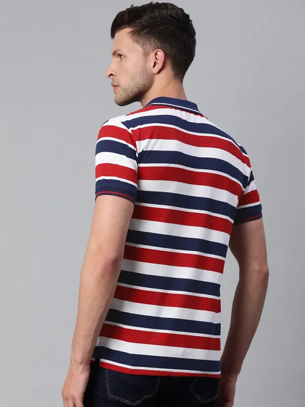 Yellow_Cotton_Blend_T-Shirt_For_Men