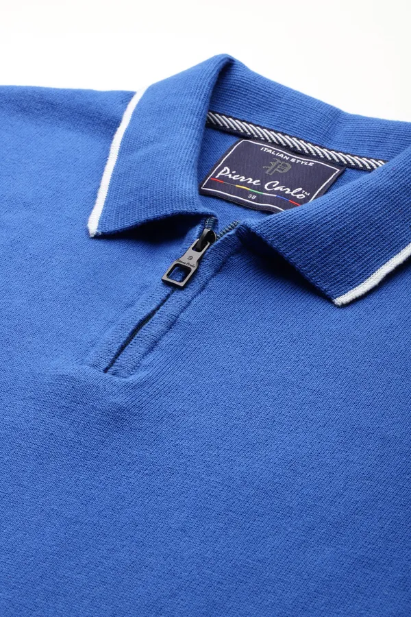 Blue_Cotton_Blend_T-Shirt_For_Men
