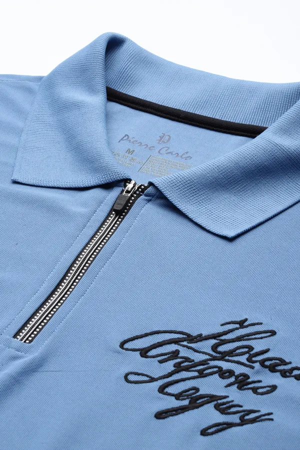 Blue_Cotton_Blend_T-Shirt_For_Men