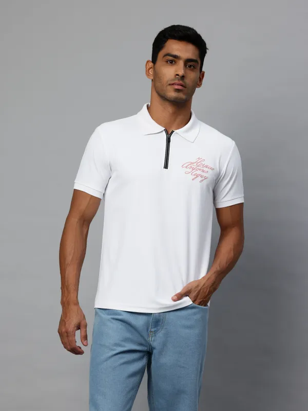 White_Cotton_Blend_T-Shirt_For_Men
