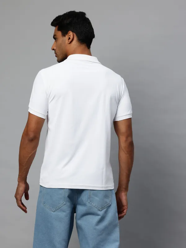 White_Cotton_Blend_T-Shirt_For_Men