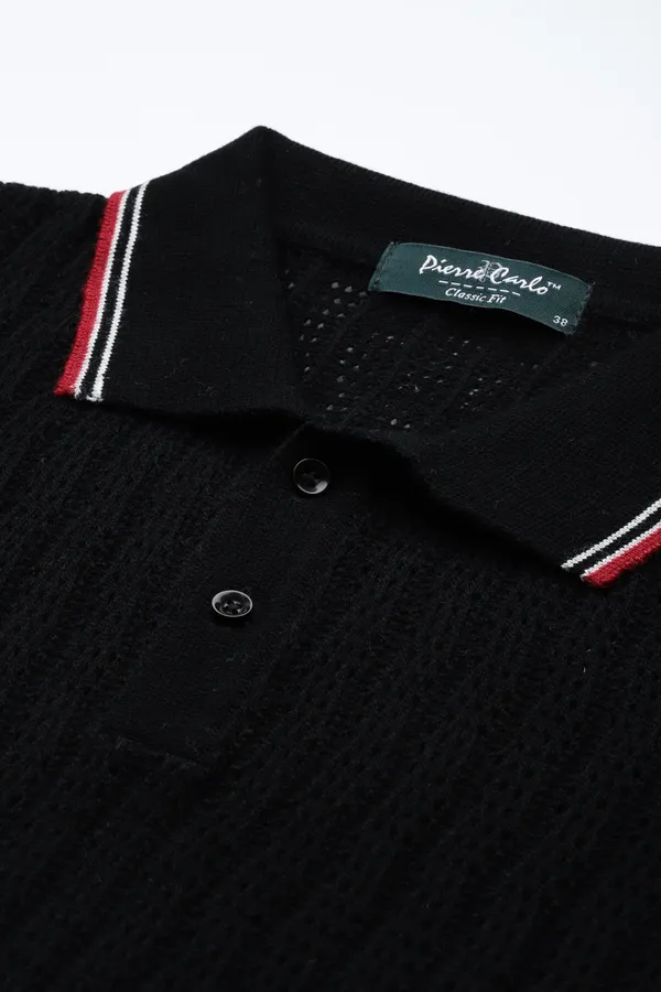 Black_Cotton_Blend_T-Shirt_For_Men