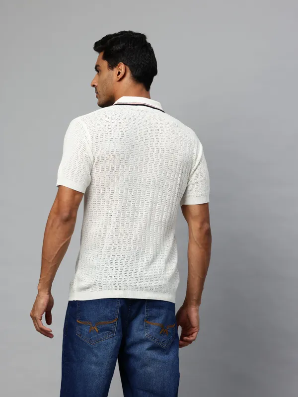 White_Cotton_Blend_T-Shirt_For_Men