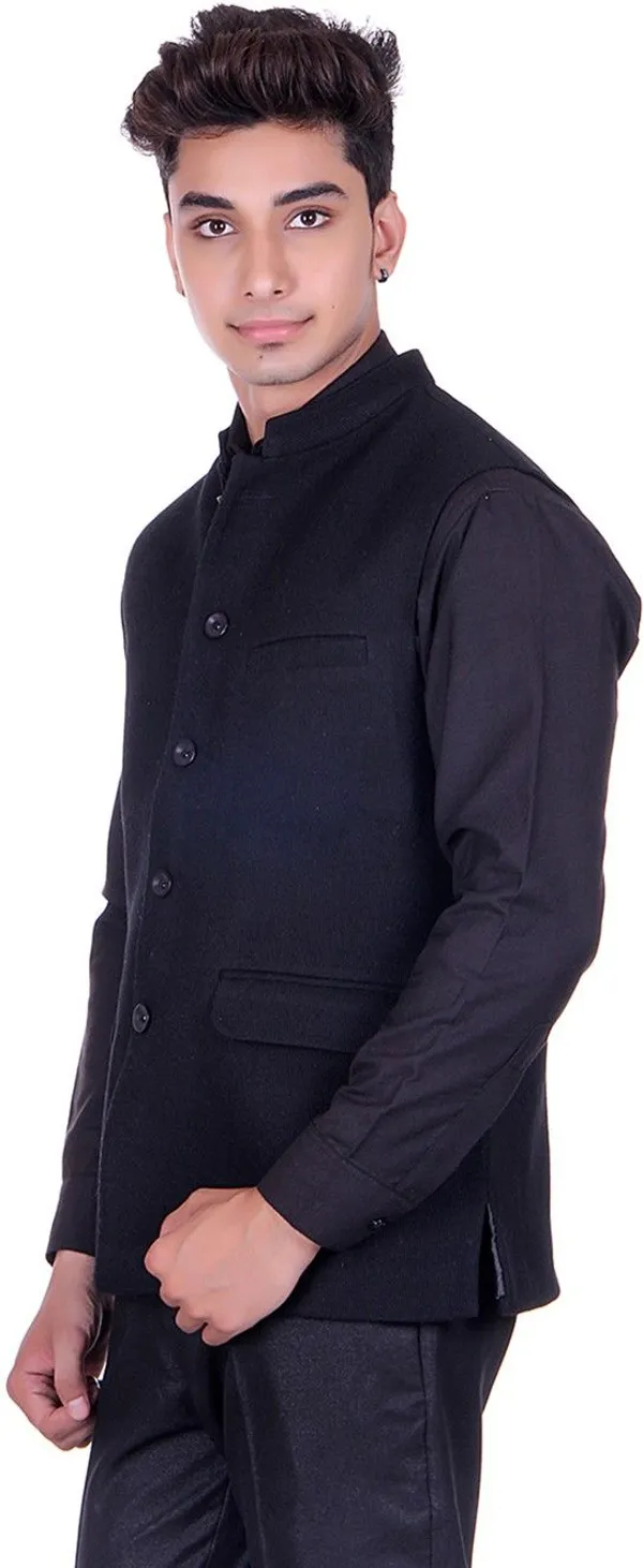 Black_Solid_Suiting_Fabric_Waistcoat_For_Men