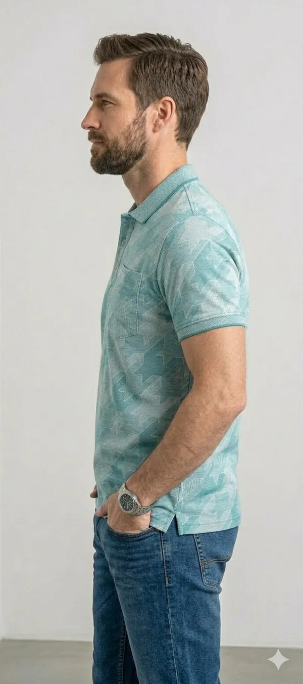 C.Green_COTTON_POLY_T-Shirt_For_Men