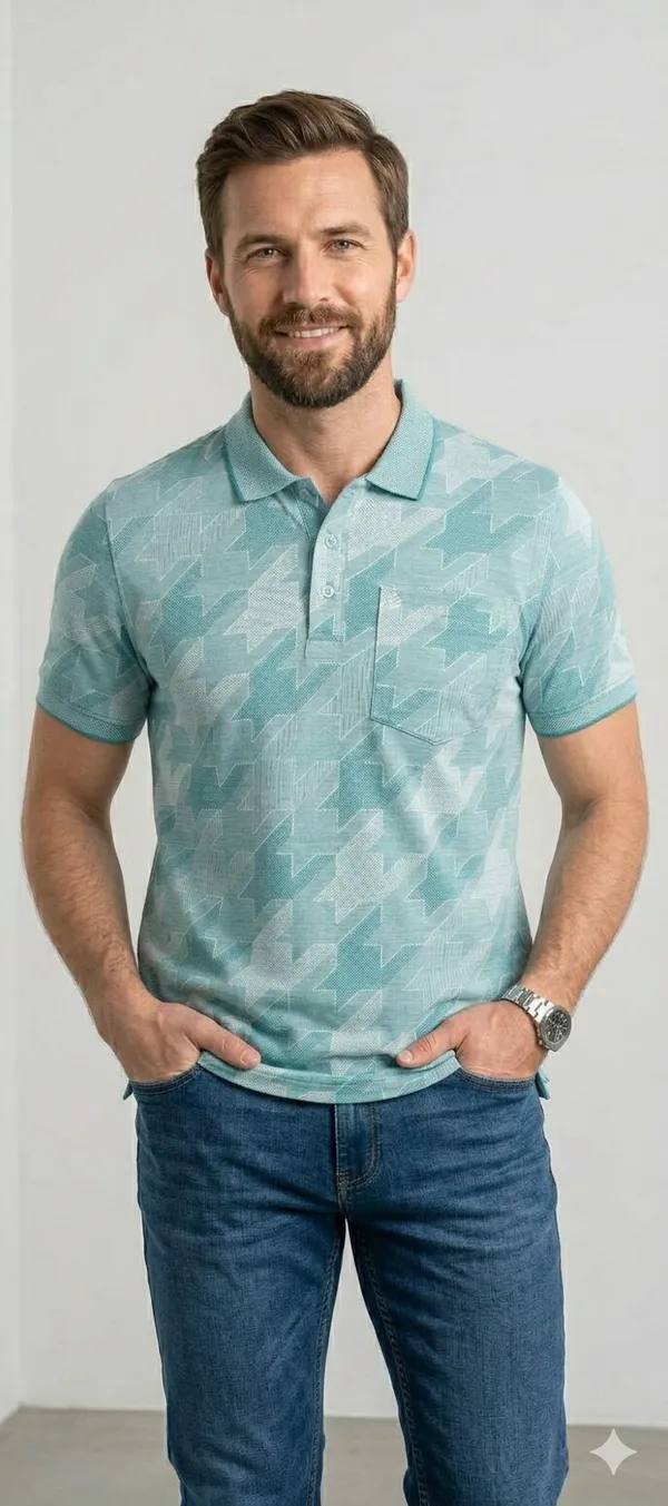 C.Green_COTTON_POLY_T-Shirt_For_Men