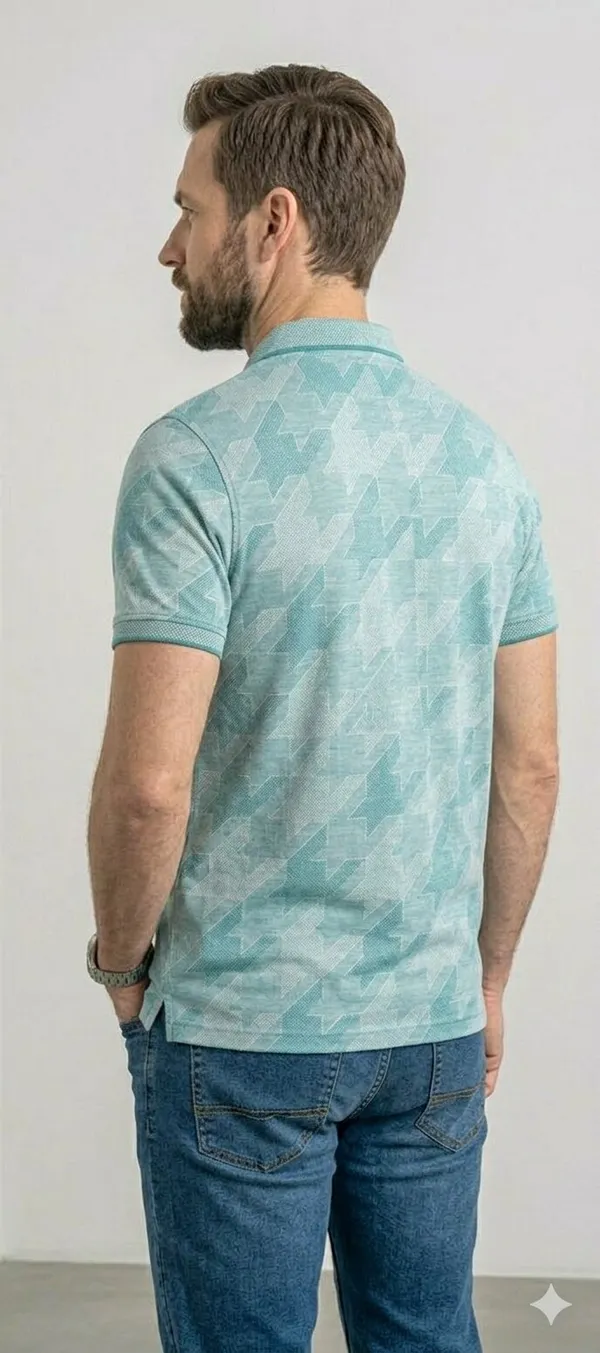 C.Green_COTTON_POLY_T-Shirt_For_Men