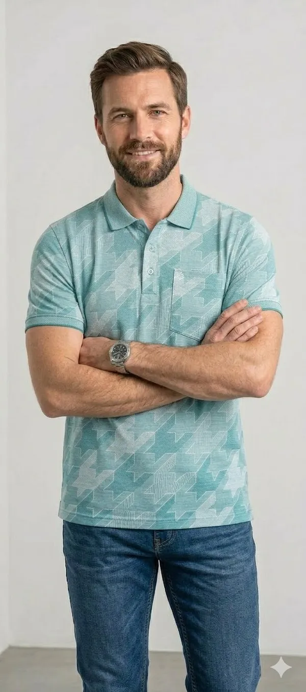 C.Green_COTTON_POLY_T-Shirt_For_Men