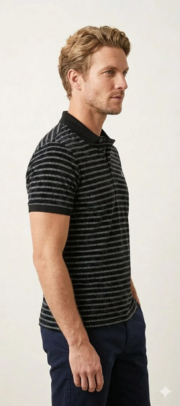 Black_COTTON_POLY_T-Shirt_For_Men
