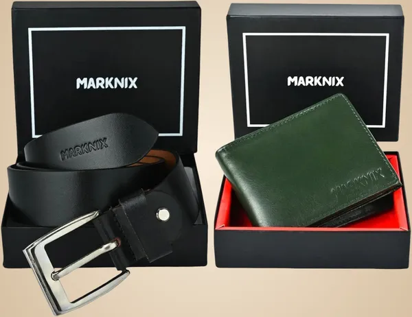 Black_And_Green_Leather_Premium_Wallet_And_Belt_For_Men