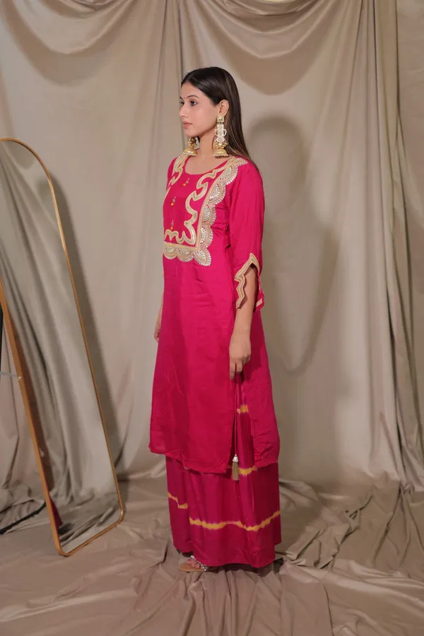 Afreen_Festive_Co_Ord_Set_Pink_Crepe