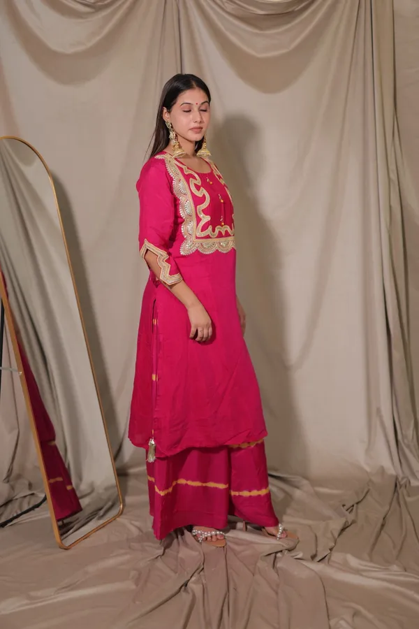 Afreen_Festive_Co_Ord_Set_Pink_Crepe