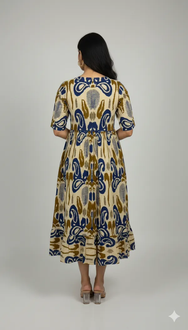Ikat_Midi_Dress