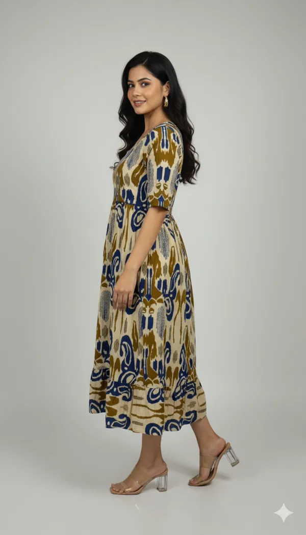 Ikat_Midi_Dress