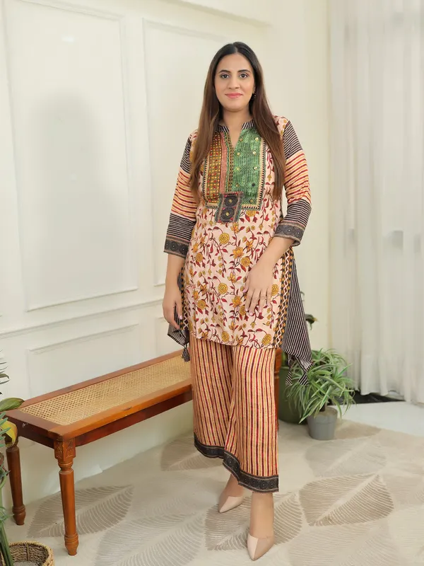 Multi_Kaftan_Set_Multicolor_Muslin