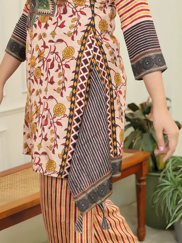Multi_Kaftan_Set_Multicolor_Muslin