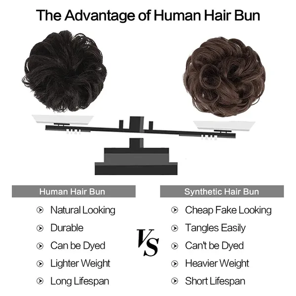 Human_Hair_Scrunchie_Hair_Bun_Extension