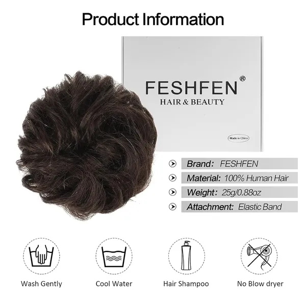 Human_Hair_Scrunchie_Bun_Extension