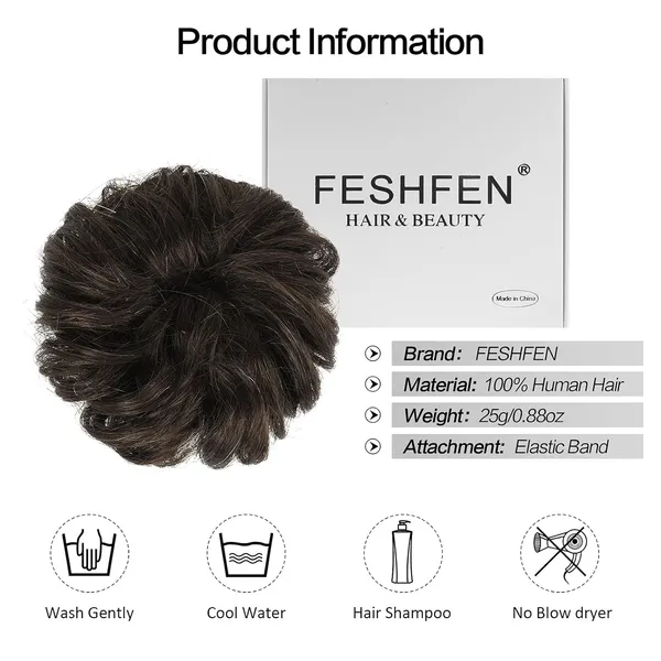 Human_Hair_Scrunchie_Bun_Extension